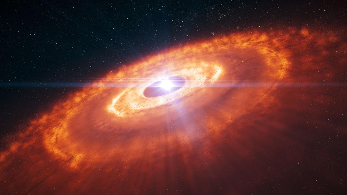 astronomii au surprins imagini cu formarea unei noi planete