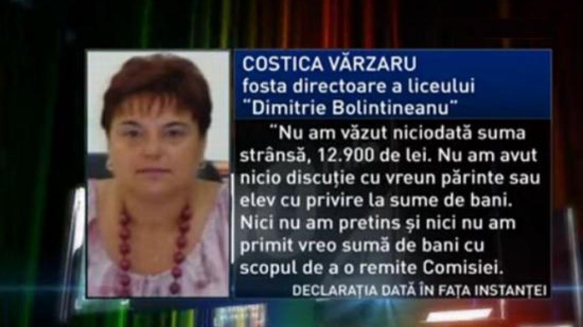 de ce a fost condamnata cu suspendare directoarea liceului bolintineanu din capitala care a luat