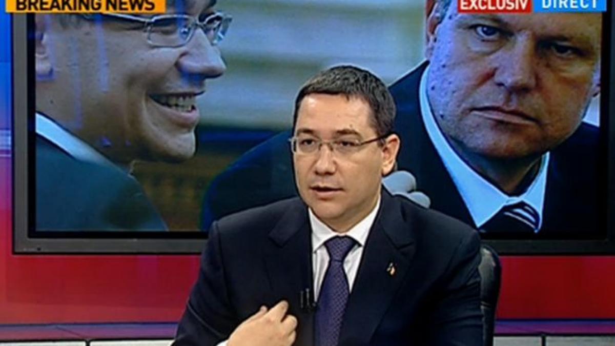 victor ponta domnul iohannis are slabiciunea functiilor
