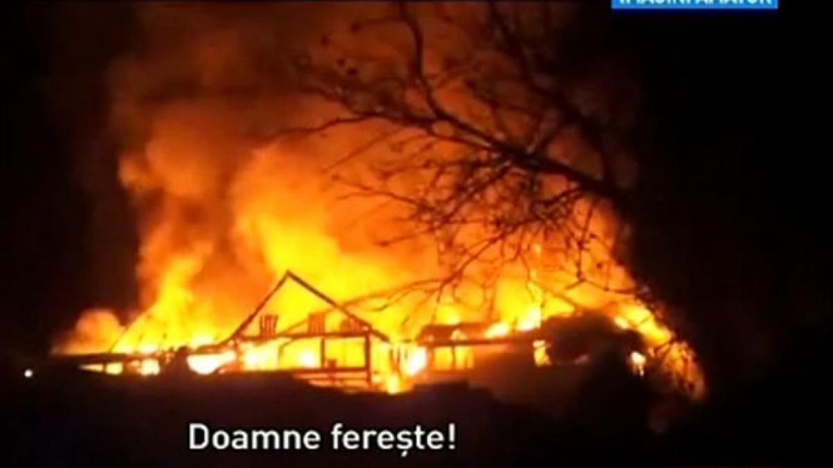 incendiu puternic in targu mures o casa a fost facuta scrum