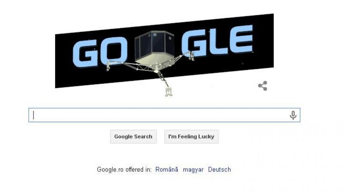 google marcheaza momentul plasarii robotului philae pe cometa ciurimov gherasimenko