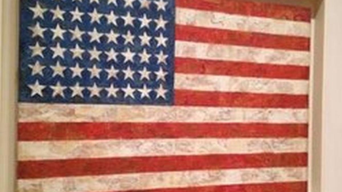 36 de milioane de dolari pentru un tablou cu un steag