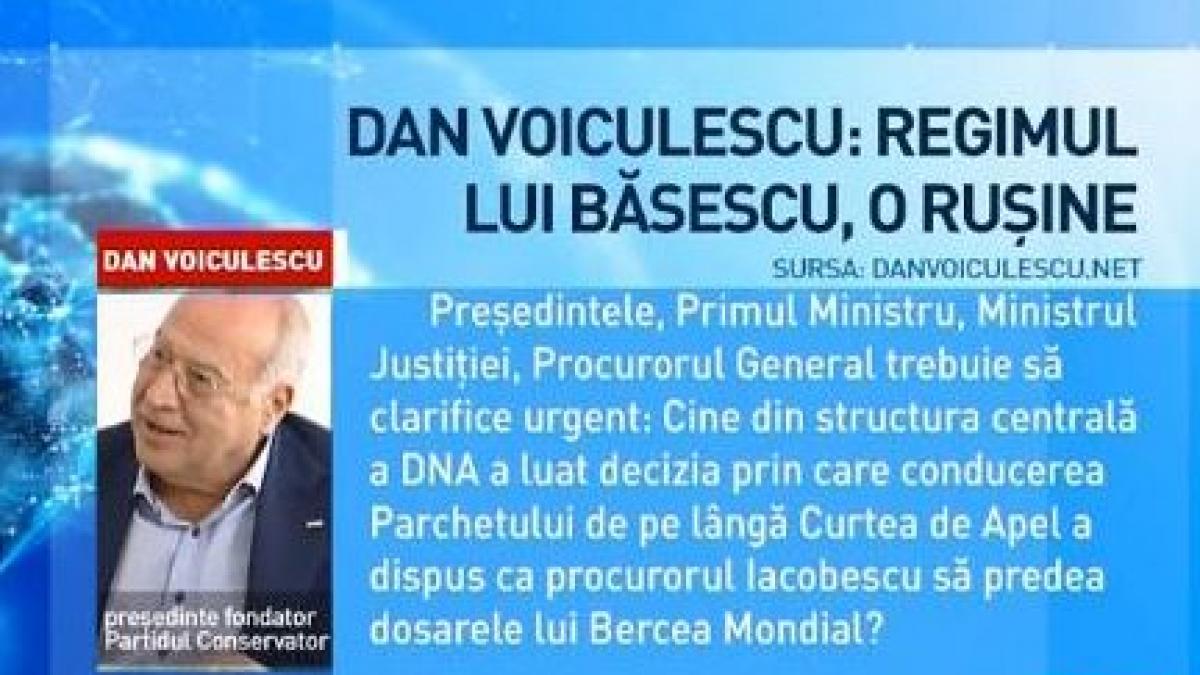 dan voiculescu este nevoie de dreptate in romania