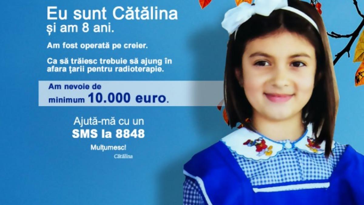 catalina o fetita de 8 ani cu doua tumori de creier are nevoie de ajutor