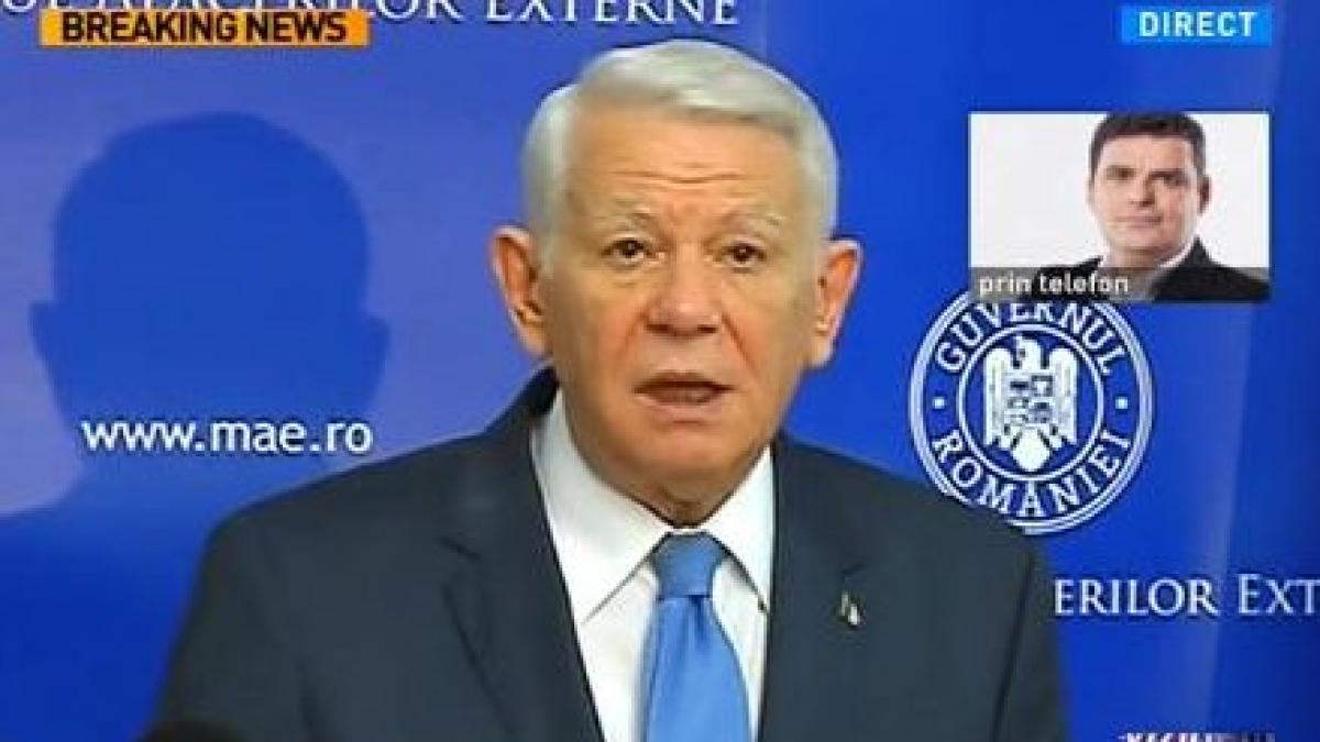 radu tudor gestul lui teodor melescanu este unul de normalitate necesar