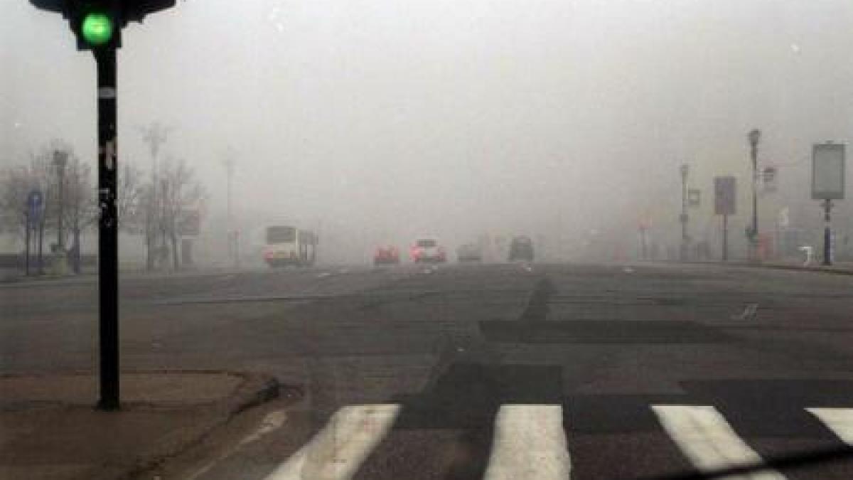 soferii care circula pe a2 trebuie sa reduca viteza este cod galben de ceata