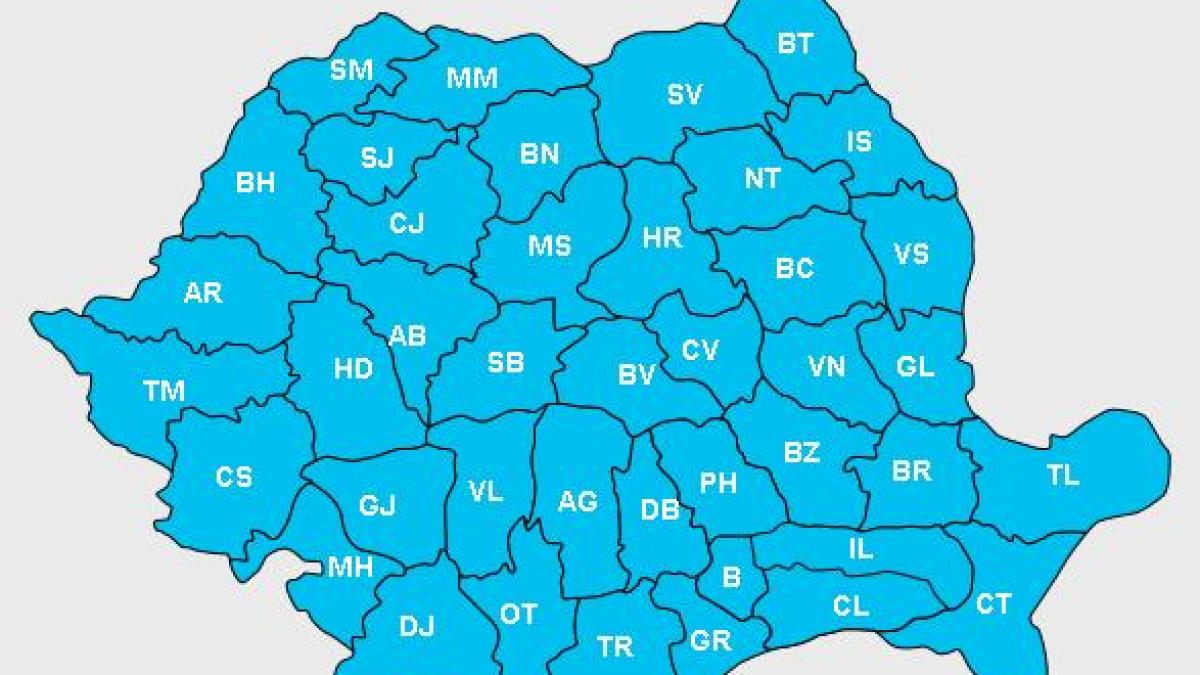 harta electorala rezultatele finale la alegerile prezidentiale 2014