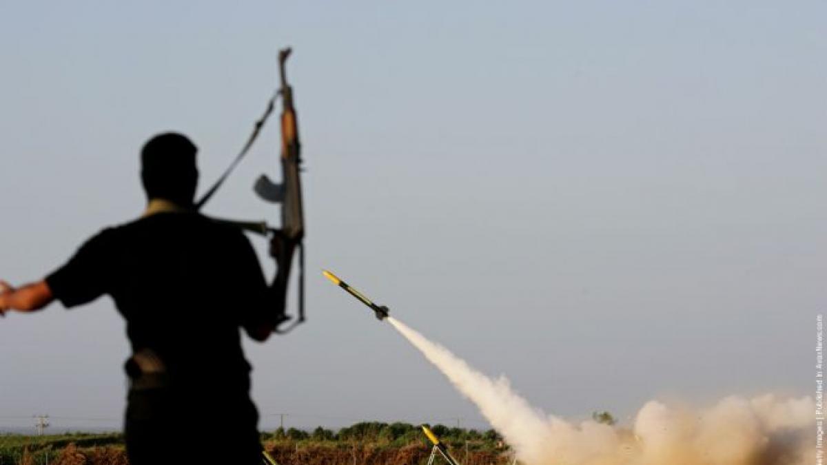 israelul a observat 4 lansari test de rachete trase din gaza in marea mediterana