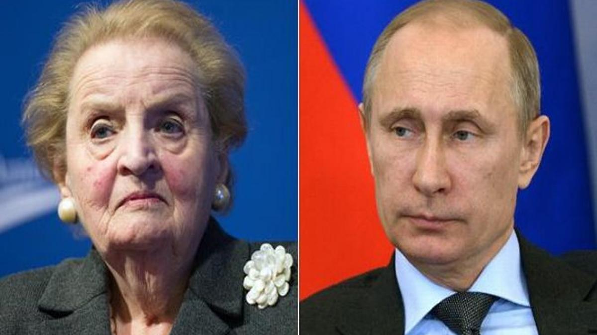 madeleine albright putin este un bun tactician dar un strateg prost
