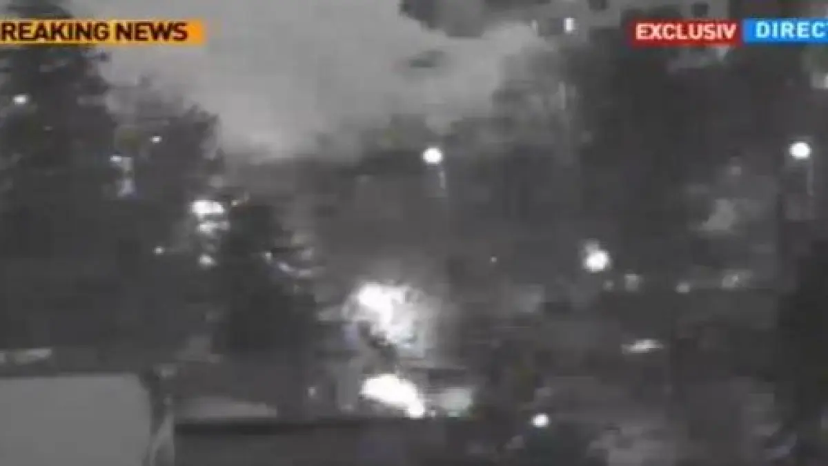 incendiu puternic in zona de nord a capitalei