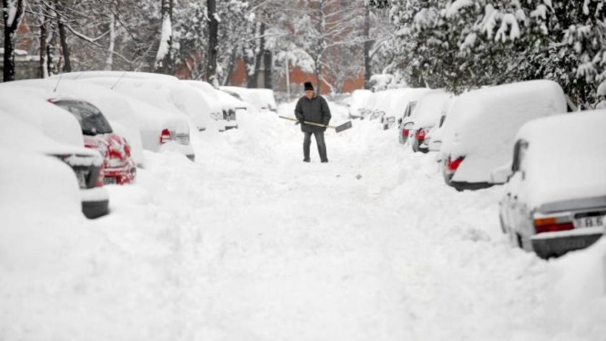 cod galben de ninsori viscol si lapovita in 28 de judete va ninge si in bucuresti