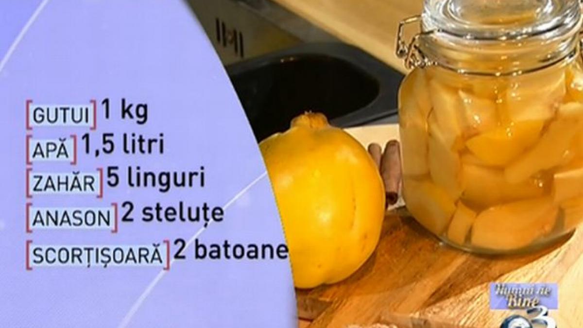 numai de bine compot de gutui fara conservanti