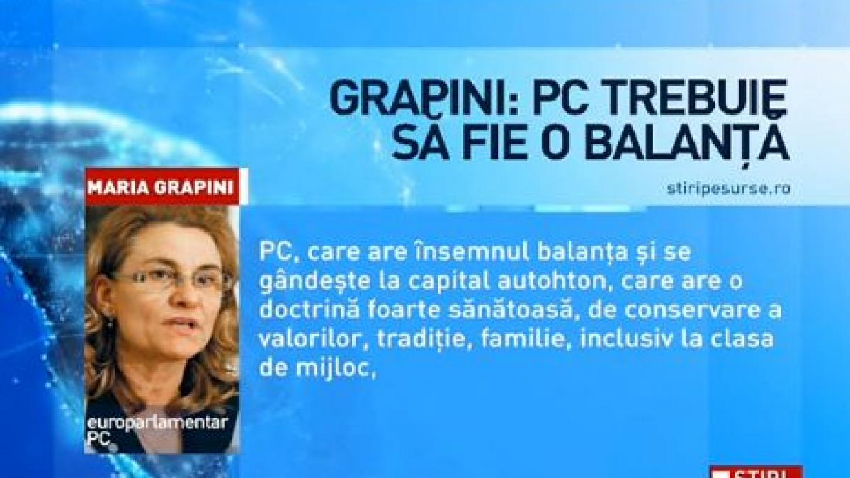 maria grapini consevatorii trebuie sa fie o balanta intre stanga si dreapta