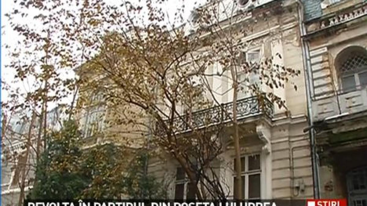 revolta in partidul din poseta lui udrea cearta pe seama sediului istoric al pntcd