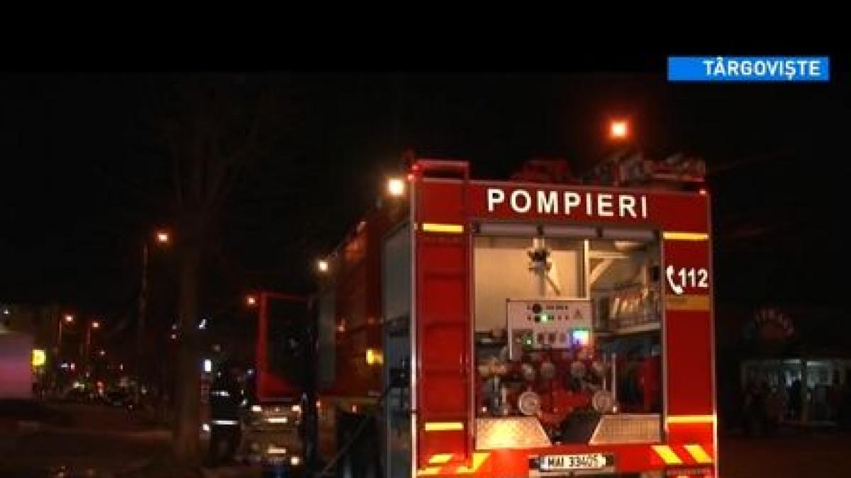 incendiu intr o benzinarie din targoviste langa o butelie gpl masina unui taximetrist s a facut