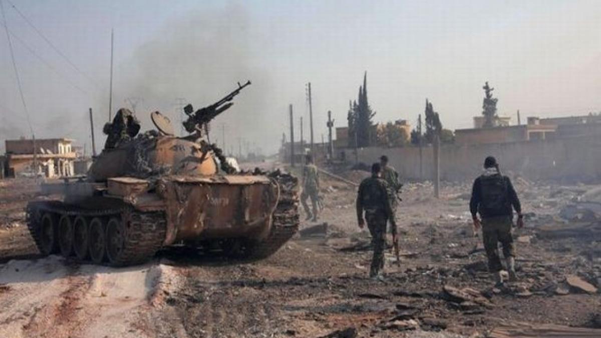 un grup jihadist afiliat al qaeda a preluat controlul unei baze militare din nordul siriei