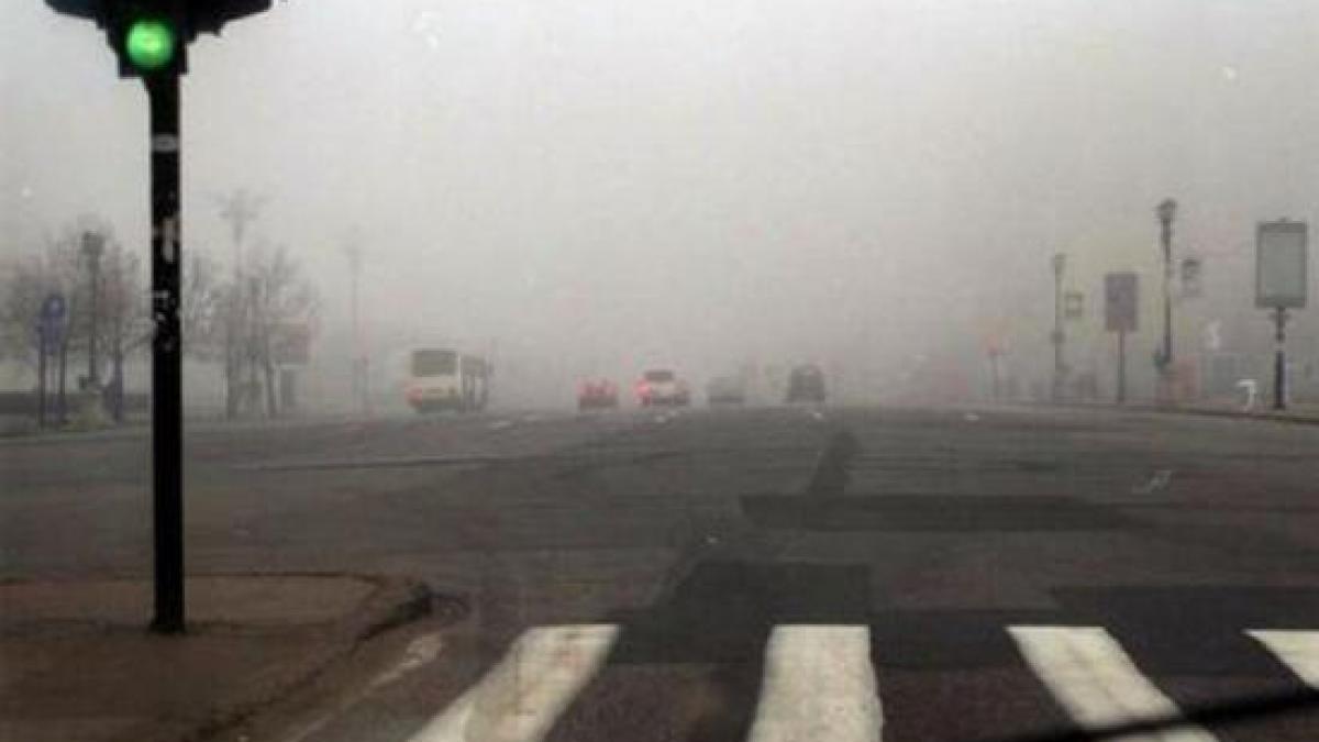 cod galben de ceata in cinci judete pana la ora 12 00 vizibilitatea scade sub 50 de metri