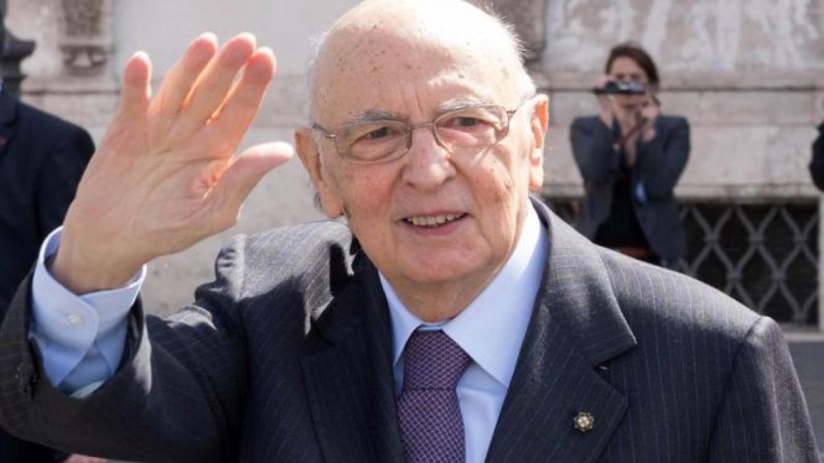 presedintele italiei giorgio napolitano si a anuntat demisia