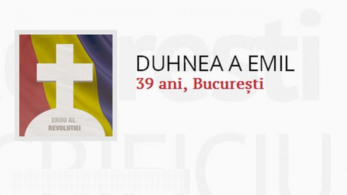 da viata eroilor duhnea a emil a refuzat sa fie membru pcr