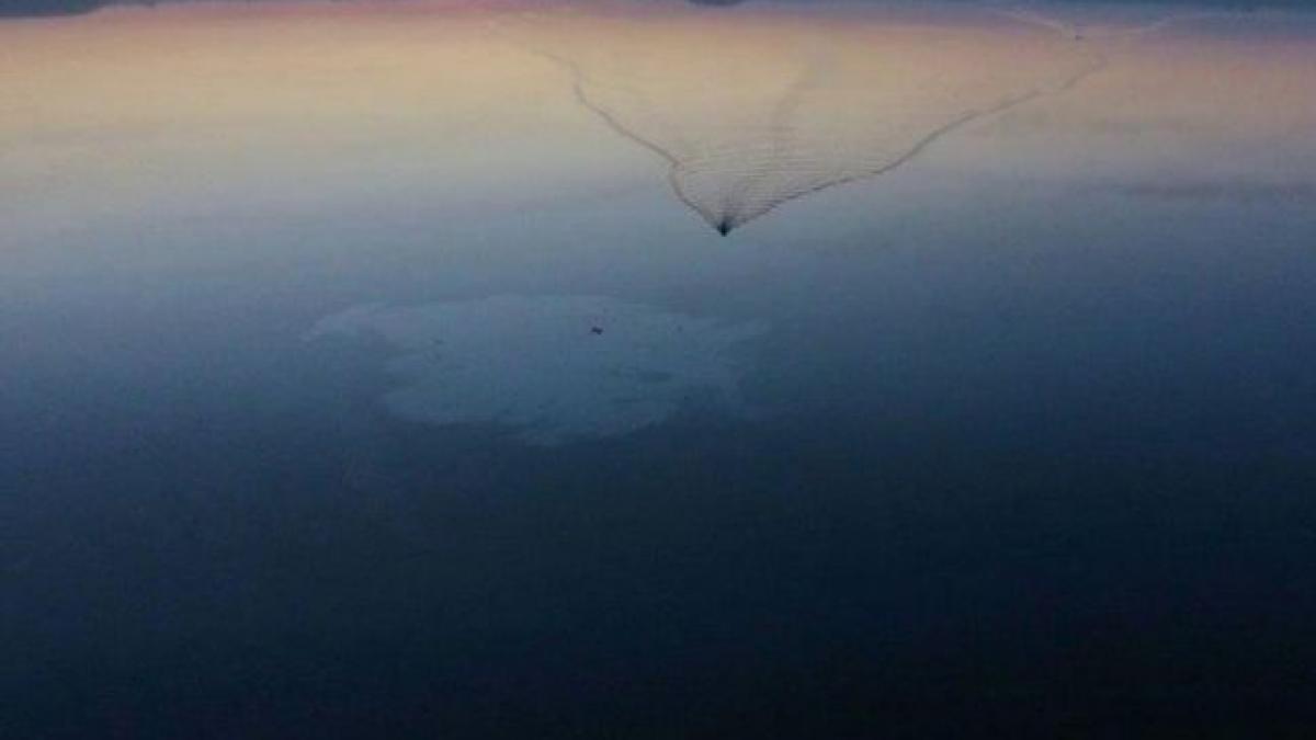 minutele dinaintea intunericului proprietarul dronei care a filmat deasupra lacului siutghiol spune