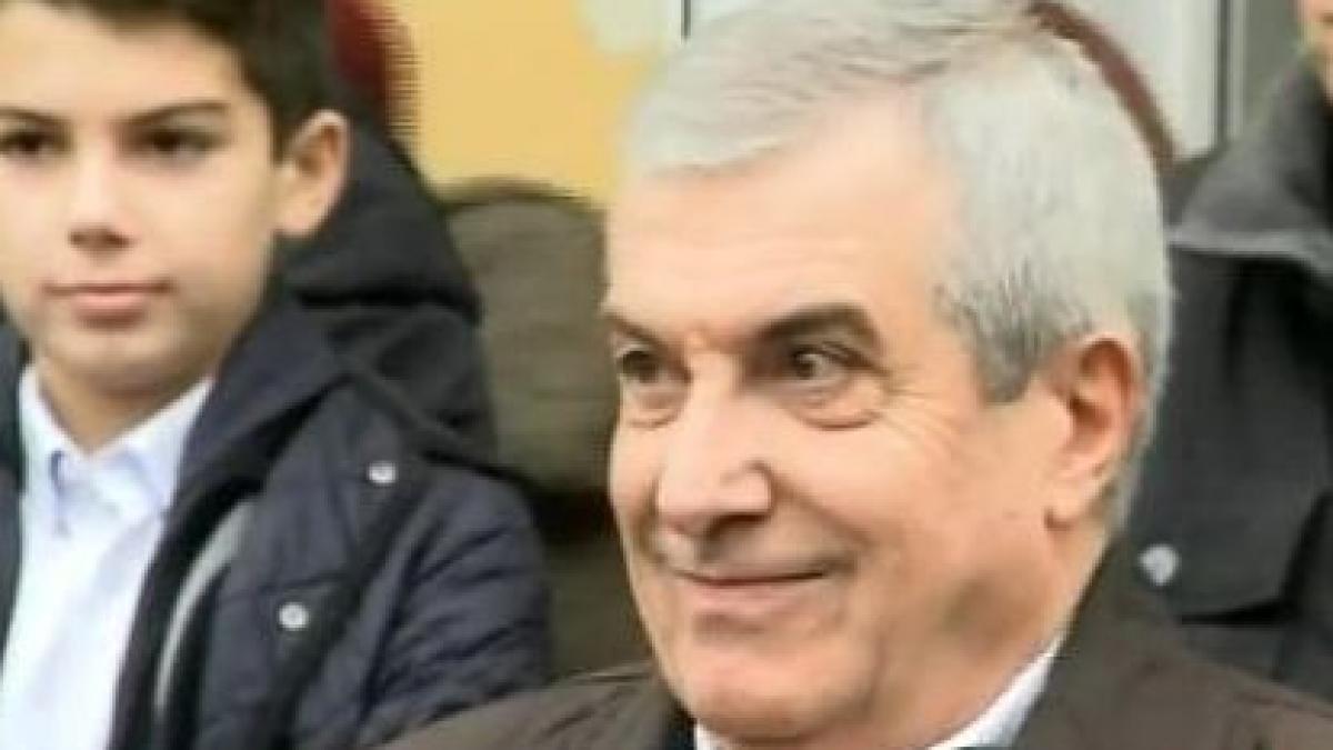 presedintele senatului calin popescu tariceanu este din nou tata