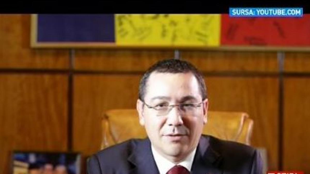 victor ponta mesaj de sarbatori pentru romani