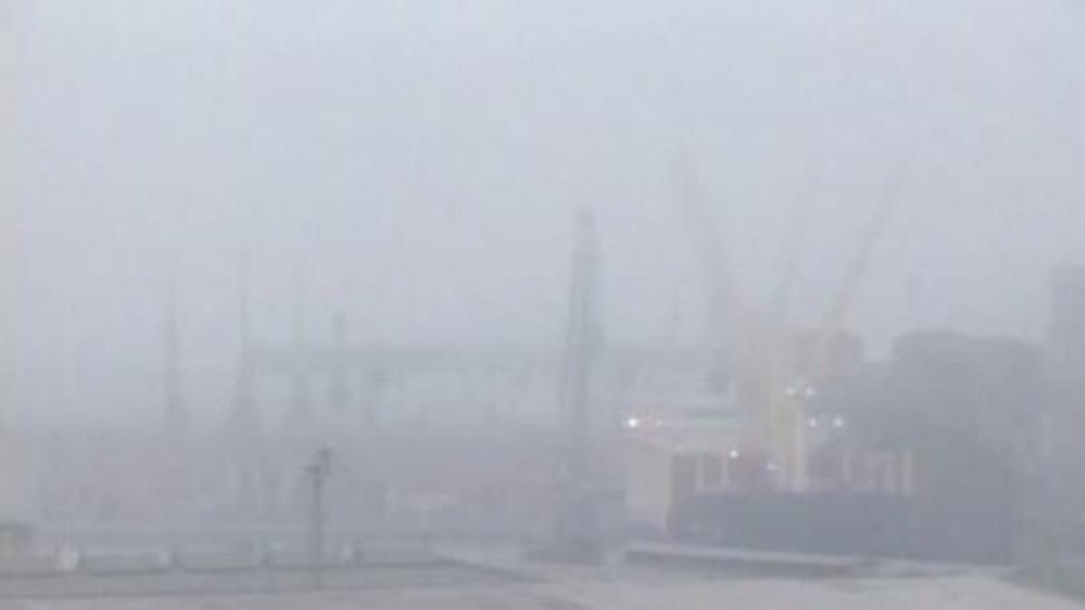 toate porturile din judetul constanta sunt inchise iar traficului maritim si cel fluvial este