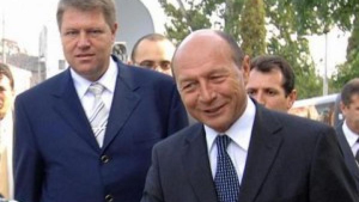 iohannis a vrut sa il faca pe basescu cetatean de onoare al sibiului dar fostul presedinte a ratat