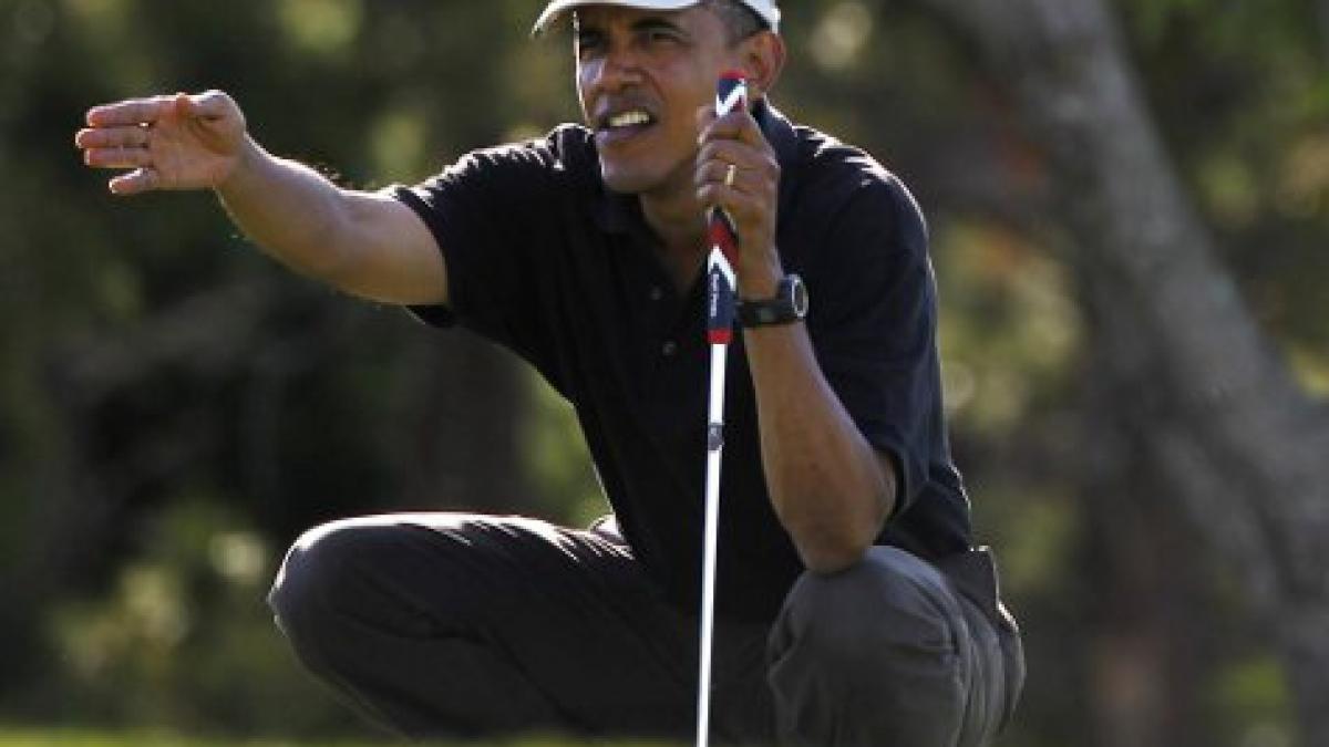 ce s a intamplat pe terenul de golf cu barack obama nu am fost anuntat ca sunt acolo