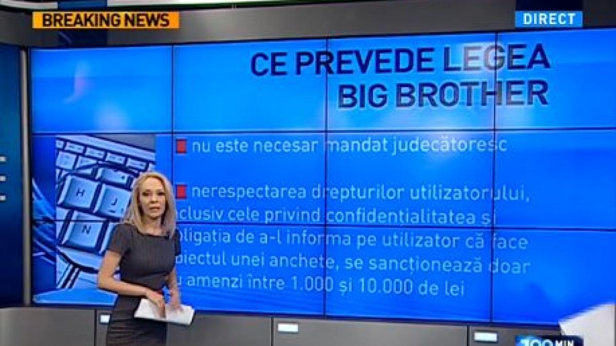 100 de minute iata ce prevede legea big brother
