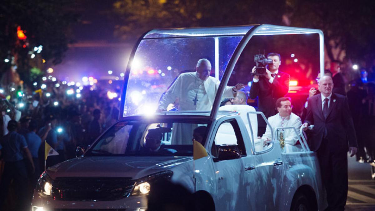 prima vizita a unui papa in filipine din ultimii 20 de ani