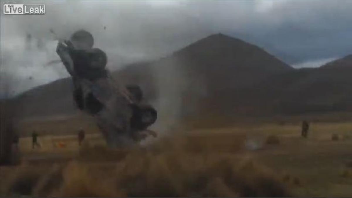 video accidente spectaculoase la raliul dakar