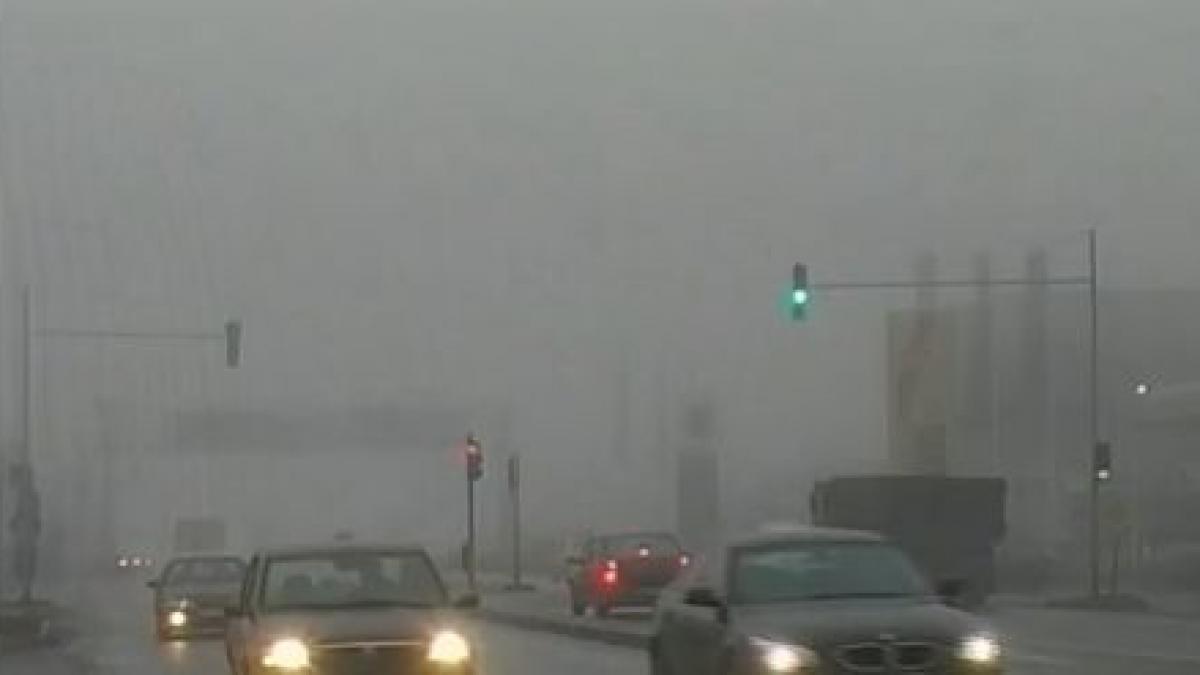 cod galben de ceata in sudul si centrul tarii