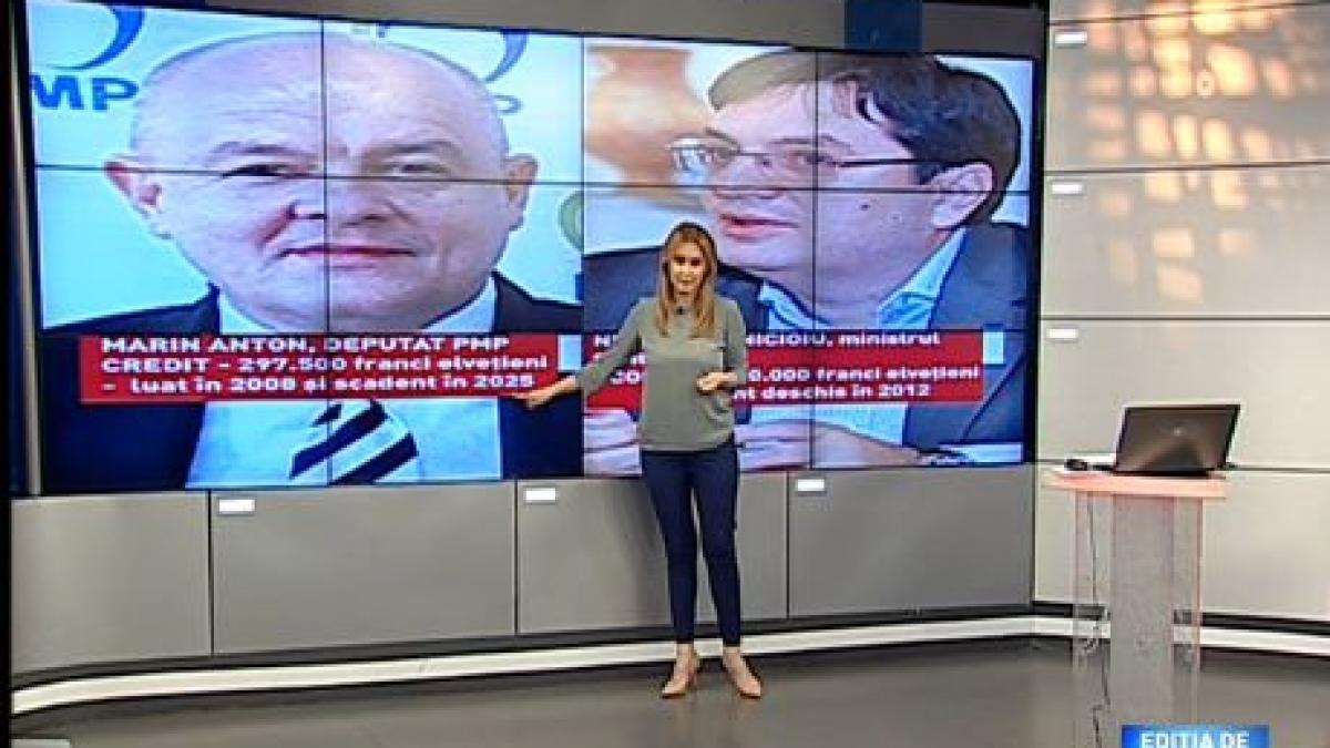 cine sunt politicienii care au datorii in franci elvetieni