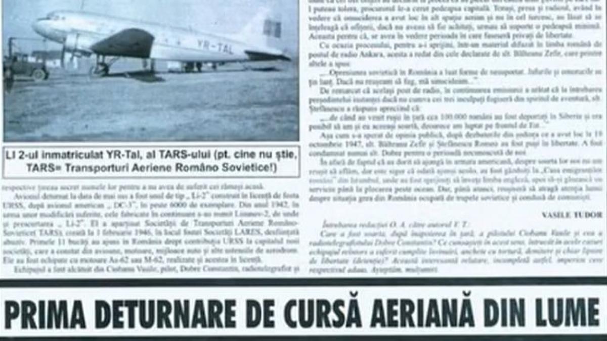 goana spre libertate cu arma in mana povestea romanilor care au comis prima deturnare a unui avion