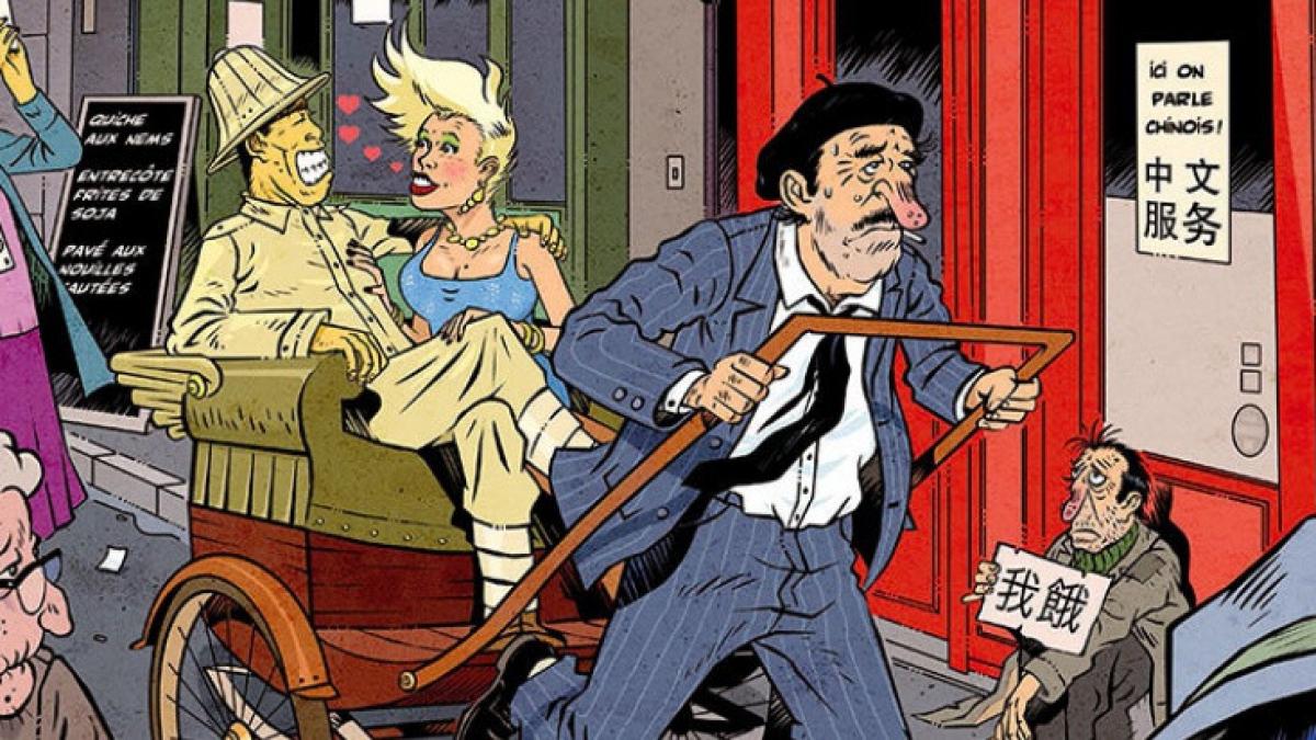 imaginea care i a infuriat la culme pe chinezi ce a aparut pe coperta unei reviste din franta