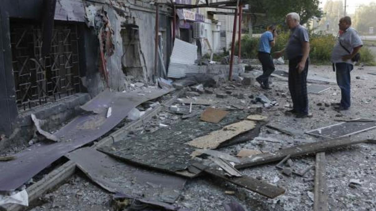 13 oameni au murit in urma unui bombardament la donetk