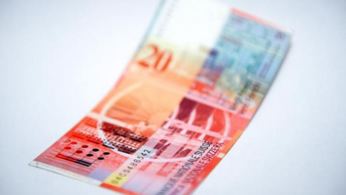 cursul francului elvetian a crescut din nou dupa sase sedinte de scadere