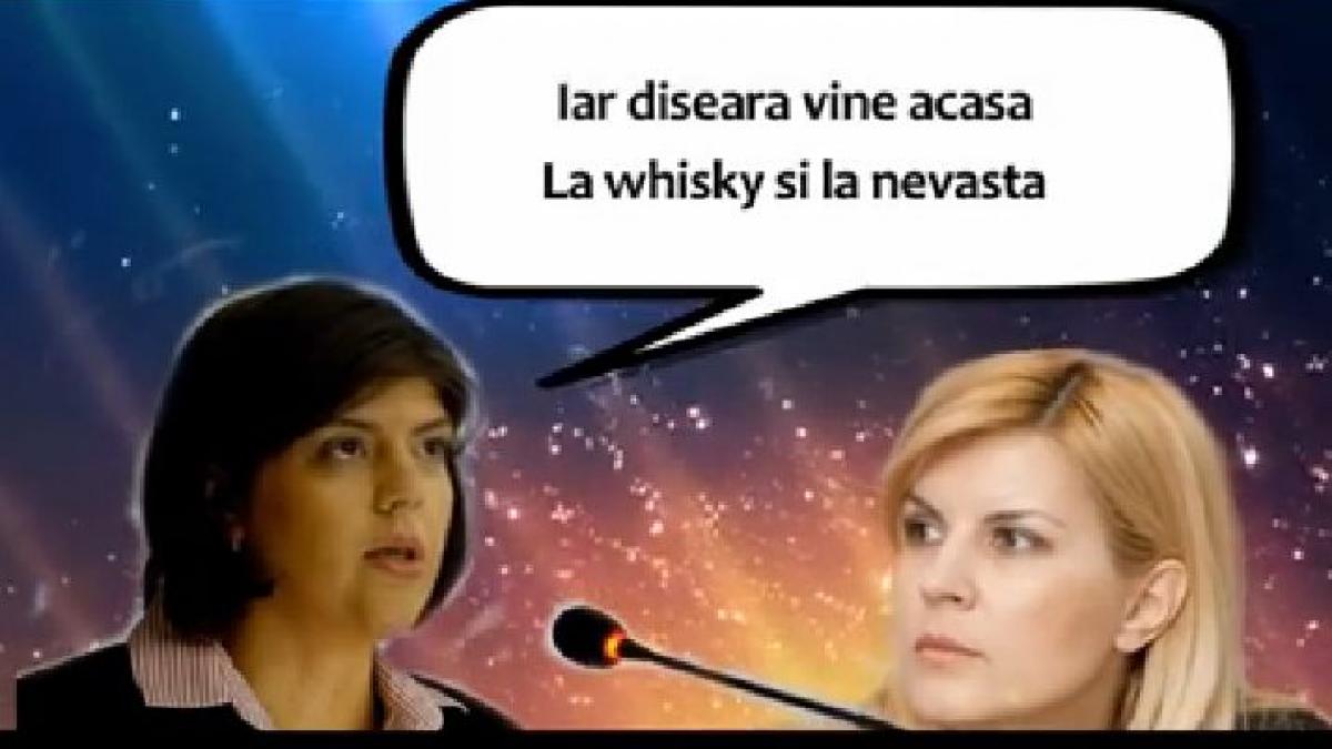 nu plange leano ca diseara vine acasa la whisky si la nevasta udrea parodiata in cea mai tare