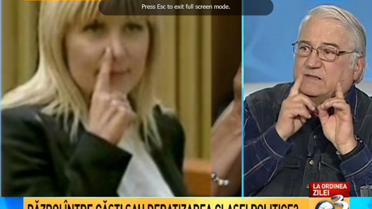 gestul elenei udrea din parlament l ar fi convins pe basescu sa vorbeasca o noua interpretare a