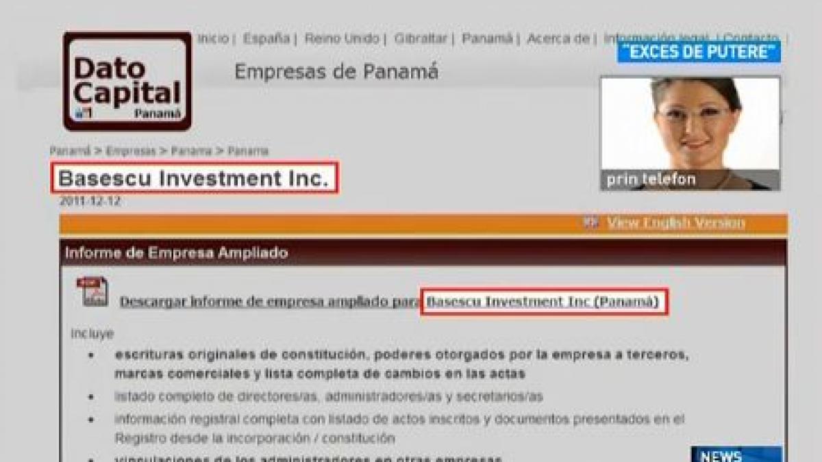 traian basescu ataca antena 3 dupa dezvaluirile privind firmele din panama oana stancu virulenta il