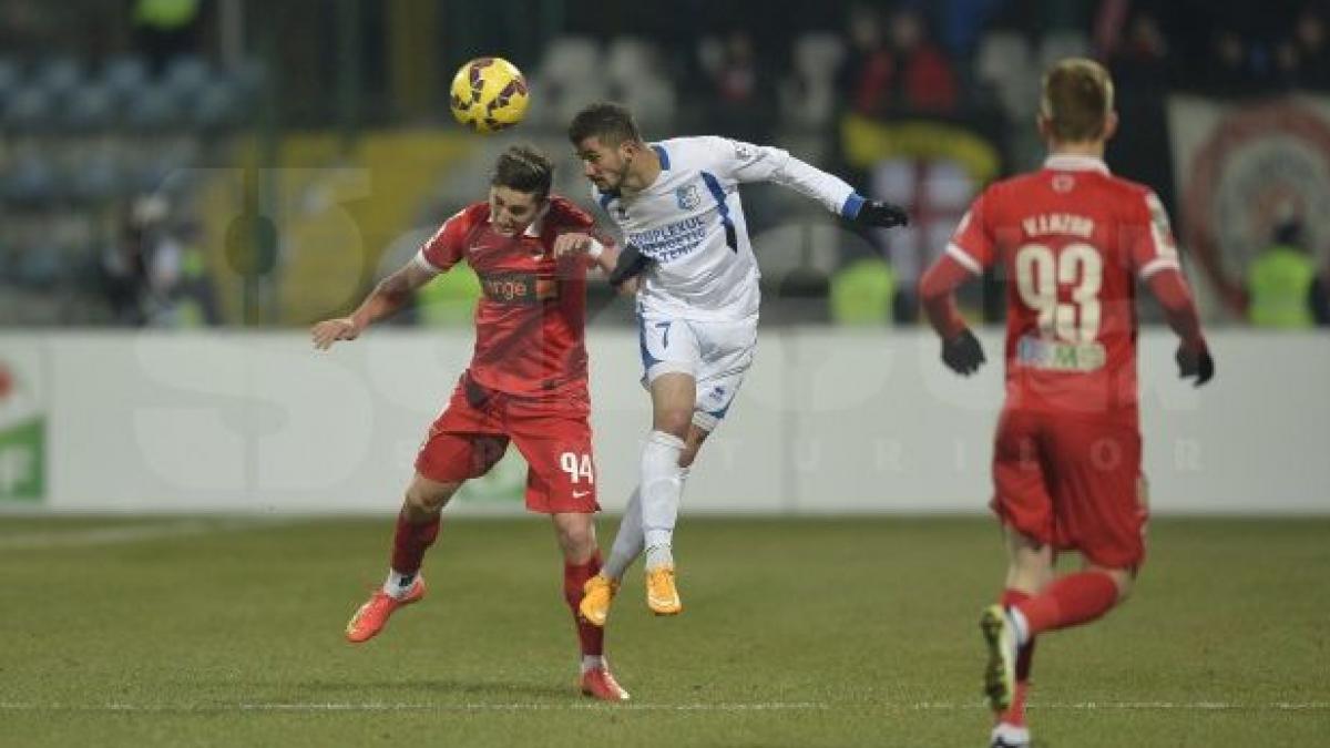 pandurii dinamo scor 2 1 in prima mansa a semifinalelor cupei ligii