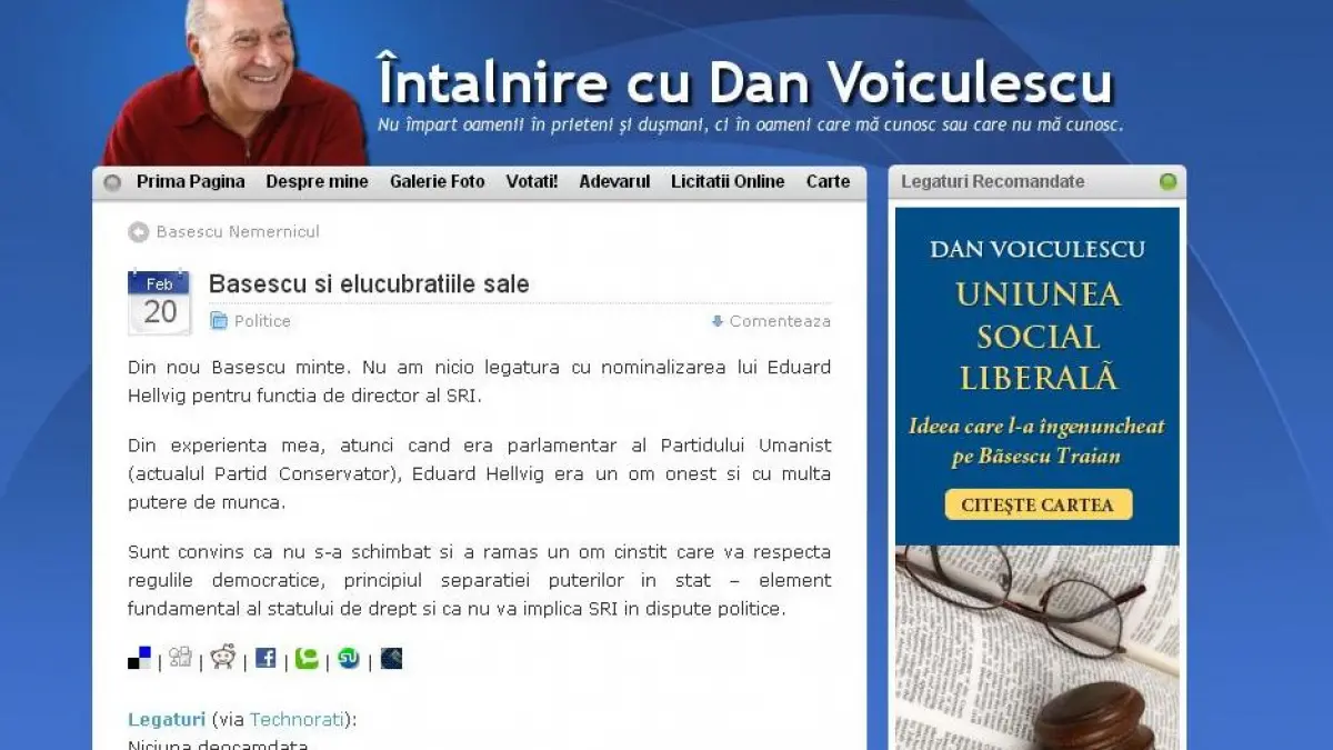 dan voiculescu reactie la atacul lui traian basescu