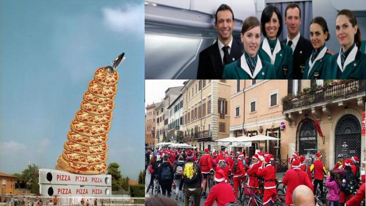 italienii ironizeaza o amenintare din partea gruparii teroriste si care mentiona turnul inclinat