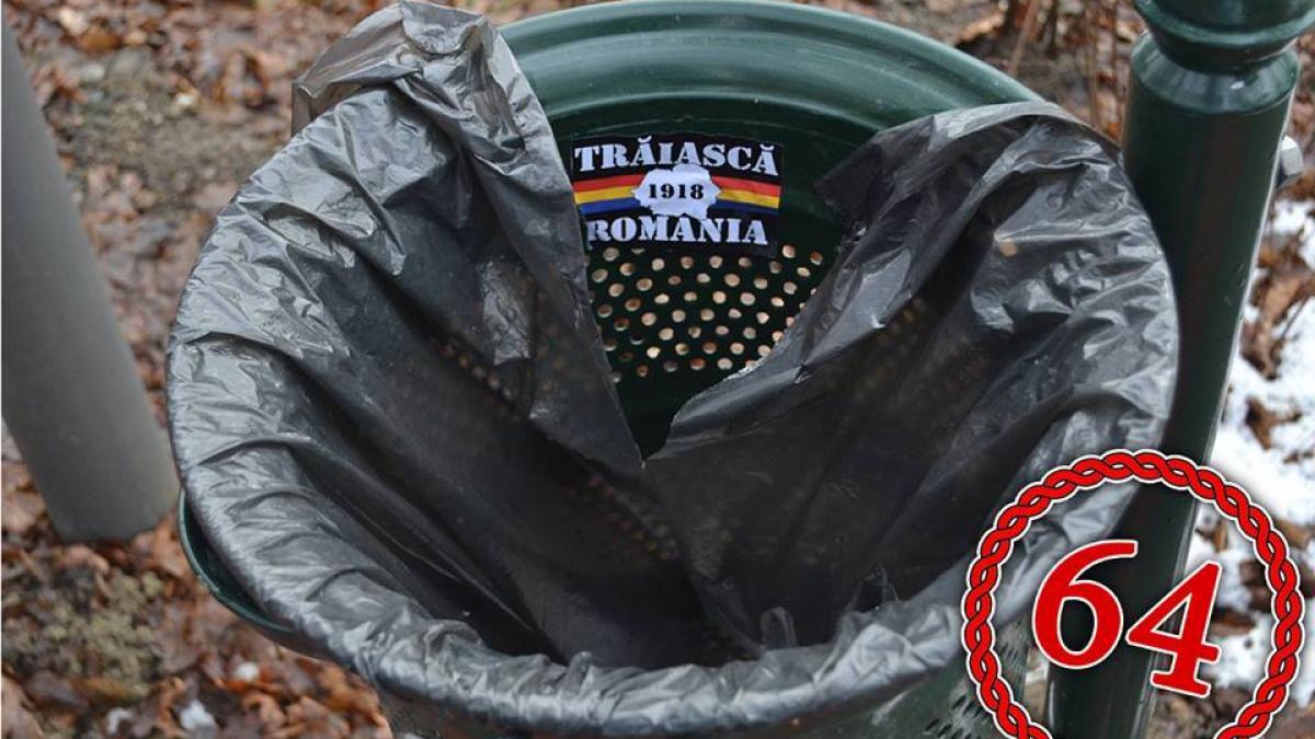 avram iancu si drapelul romaniei pusi de extremistii maghiari in cosul de gunoi