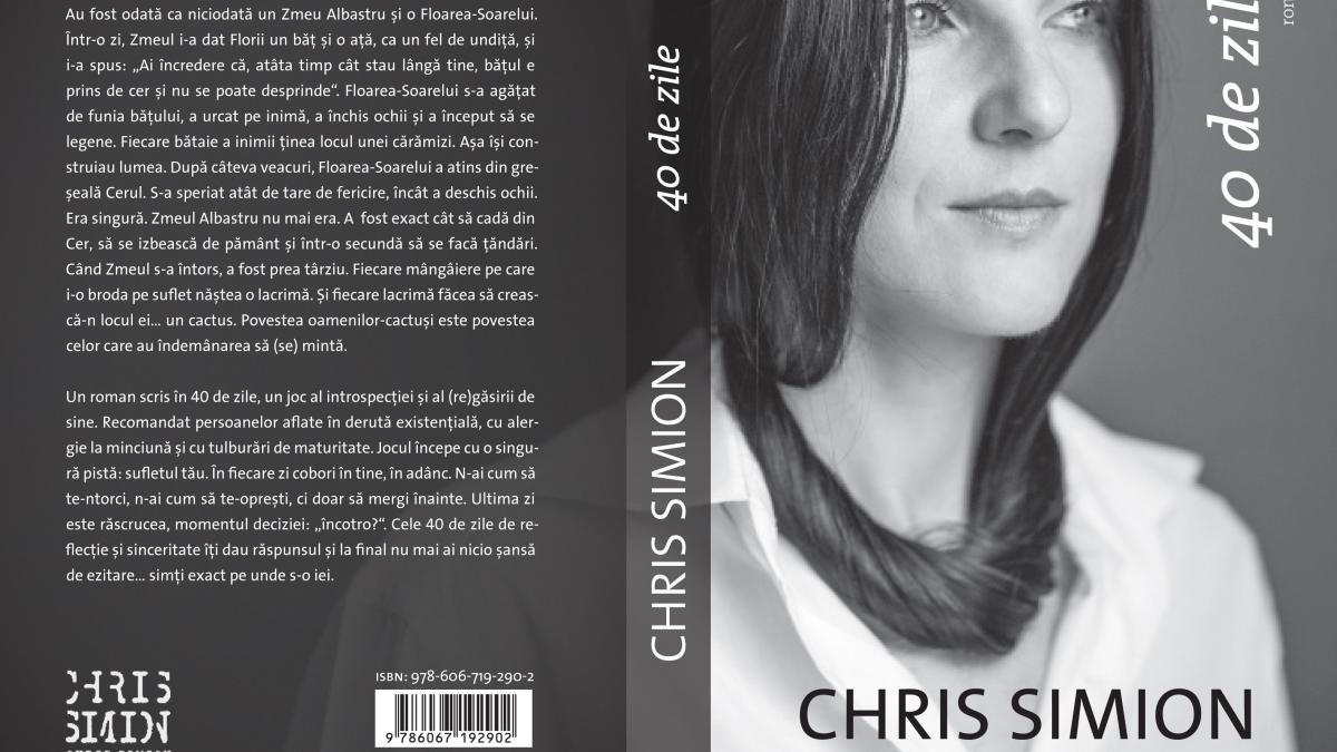 chris simion lanseaza romanul 40 de zile in cadrul unui turneu inedit