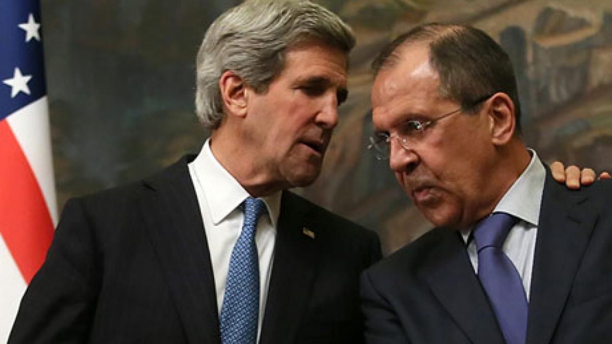 serghei lavrov si john kerry s au intalnit la geneva pentru a discuta pe tema crizei din ucraina