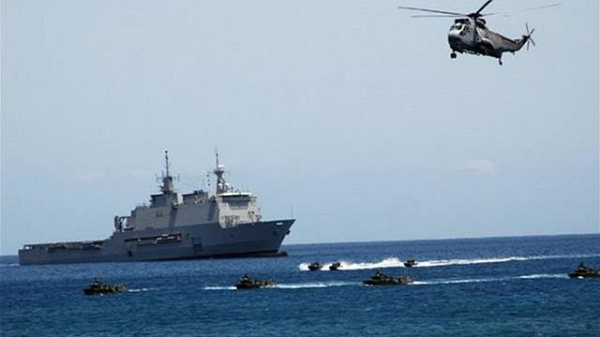 o flotila nato a intrat in marea neagra pentru exercitii navale pe fondul crizei din ucraina