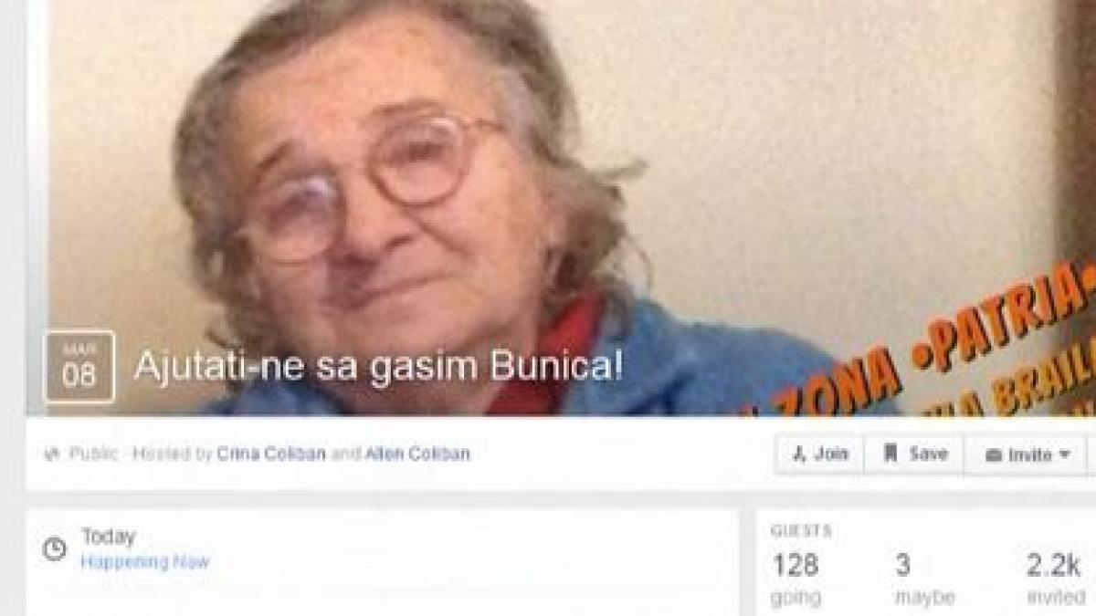 batrana cautata de politisti dupa ce a disparut din fata spitalului