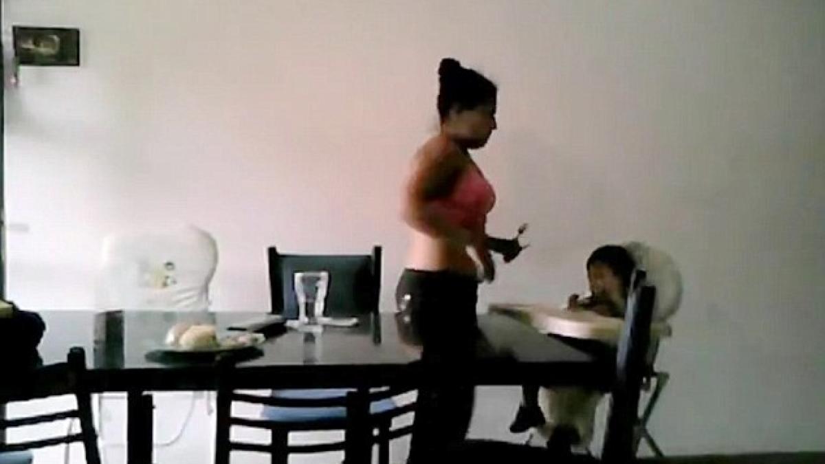 ce facea aceasta bona cand credea ca nu o vede nimeni imaginile au ingrozit o pe mama copilului va